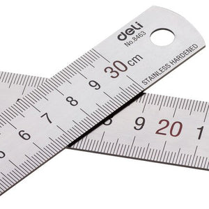 Metal straight ruler