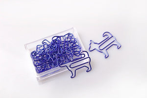 Purple Dog Paper Clip